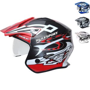 Casca moto Wulfsport Vista Rosu - motocross, enduro, ATV