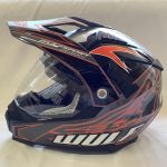 Wulfsport Prima X Dual Sport Motorcycle Helmet Orange 2 - motocross, enduro, ATV