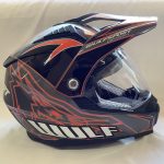 Wulfsport Prima X Dual Sport Motorcycle Helmet Orange 3 - motocross, enduro, ATV