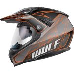 Wulfsport Prima X Trials Helmet Orange 1 - motocross, enduro, ATV
