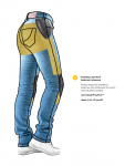 Jeans moto dama Karen Clasic 3 - motocross, enduro, ATV eng pl Jeans pants Modeka City Nomad Karen Classic 101270 2 - motocross, enduro, ATV