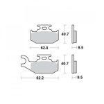 PLACUTE FRANA CAN AM YAMAHA SUZUKI - motocross, enduro, ATV