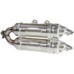 Toba sport Atv Brute Force 650 750 Dual full exhaust - motocross, enduro, ATV