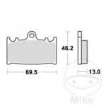 Placute frana TRW MCB741 1 - motocross, enduro, ATV Placute frana TRW MCB741 - motocross, enduro, ATV