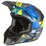 Klim Casca Snowmobil F3 Carbon ECE Raid Electric Blue Lemonade/Hi-Vis 1 - motocross, enduro, ATV Klim Casca Snowmobil F3 Carbon ECE Raid Electric Blue Lemonade Hi Vis - motocross, enduro, ATV