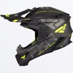 FXR Casca Moto Enduro/Snow Helium Carbon With D-Ring Hi Vis/Charcoal 2 - motocross, enduro, ATV fxr casca moto enduro snow helium carbon with d ring hi vis charcoal 1 4 - motocross, enduro, ATV