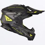 FXR Casca Moto Enduro/Snow Helium Carbon With D-Ring Hi Vis/Charcoal 3 - motocross, enduro, ATV fxr casca moto enduro snow helium carbon with d ring hi vis charcoal 1 5 - motocross, enduro, ATV