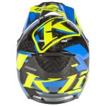 Klim Casca Snowmobil F3 Carbon ECE Raid Electric Blue Lemonade/Hi-Vis 6 - motocross, enduro, ATV klim casca snowmobil f3 carbon ece raid electric blue lemonade hi vis 1 2 - motocross, enduro, ATV