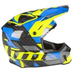 Klim Casca Snowmobil F3 Carbon ECE Raid Electric Blue Lemonade/Hi-Vis 2 - motocross, enduro, ATV klim casca snowmobil f3 carbon ece raid electric blue lemonade hi vis 1 3 - motocross, enduro, ATV