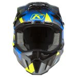 Klim Casca Snowmobil F3 Carbon ECE Raid Electric Blue Lemonade/Hi-Vis 3 - motocross, enduro, ATV klim casca snowmobil f3 carbon ece raid electric blue lemonade hi vis 1 4 - motocross, enduro, ATV