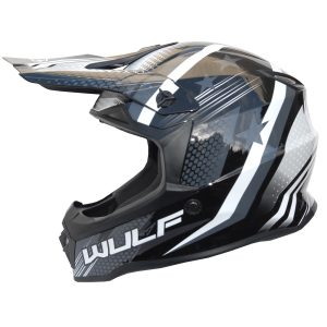Wulfsport Cub Iconic Motocross Helmet Black 1 1 - motocross, enduro, ATV