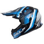 Wulfsport Cub Iconic Motocross Helmet Blue 1 2 - motocross, enduro, ATV