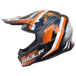 Wulfsport Cub Iconic Motocross Helmet Orange 1 1 - motocross, enduro, ATV