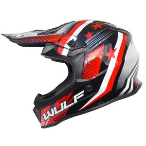 Wulfsport Cub Iconic Motocross Helmet Red 1 2 - motocross, enduro, ATV