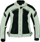 Geaca moto Dama BOS Aylin Alb negru foarte aerisita 2 - motocross, enduro, ATV 61QGeJezGzL. AC SX679 - motocross, enduro, ATV