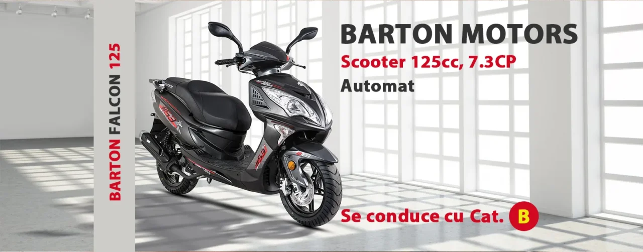 Barton Falcon scooter 125 cat B