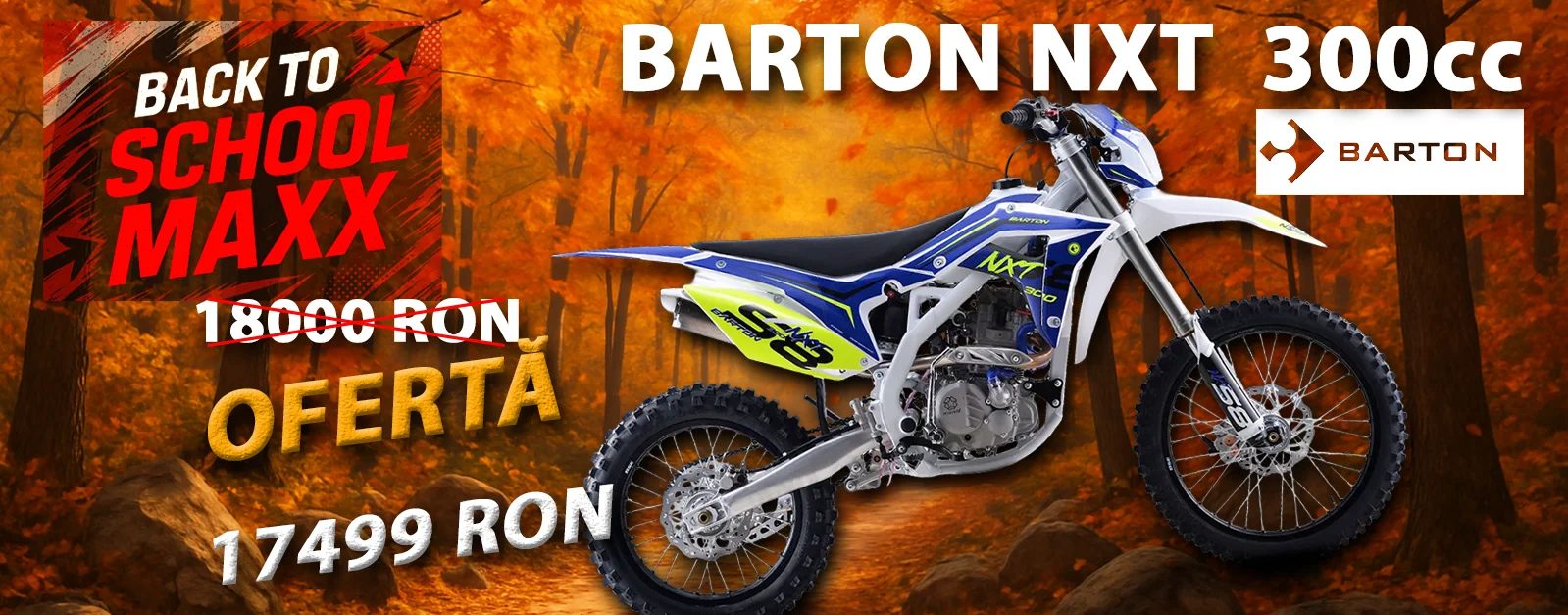Back To School Barton NXT 300cc