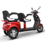 Tricicleta Electrica, FARA Permis, Viteza maxima 25 km pe ora, Motor 1000W, Volta M4+, Autonomie pana la 36km 4 - motocross, enduro, ATV Tricicleta electrica Voltarom M4 Plus , Rosu