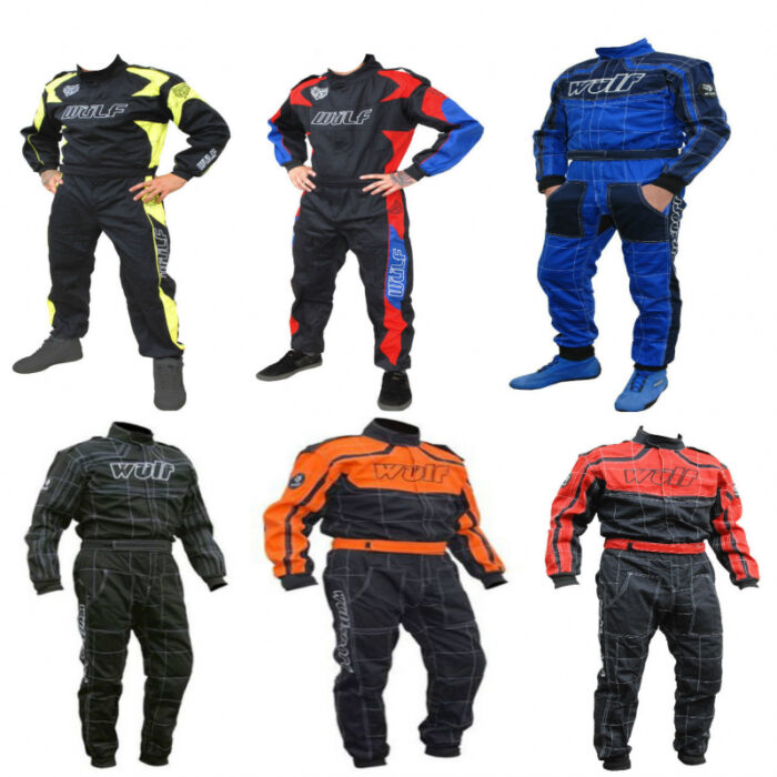 Costum ignifug ATV enduro Wulfsport Proban Racing cu certificat ISO - Albastru - imagine 2