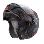Cască Moto Droid Blaze Matt Black / Red Fluo Caberg - imagine 3