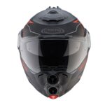 Cască Moto Droid Blaze Matt Black / Red Fluo Caberg - imagine 6