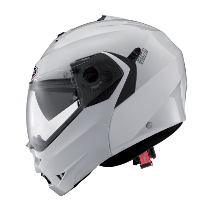 Cască Moto Duke Metal White Caberg - imagine 3