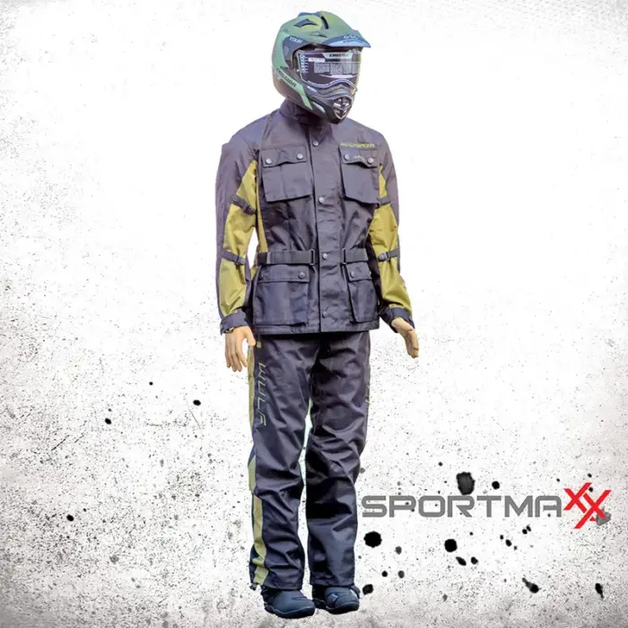 Pantaloni enduro Atv Wulfsport Verde, impermeabila - imagine 3