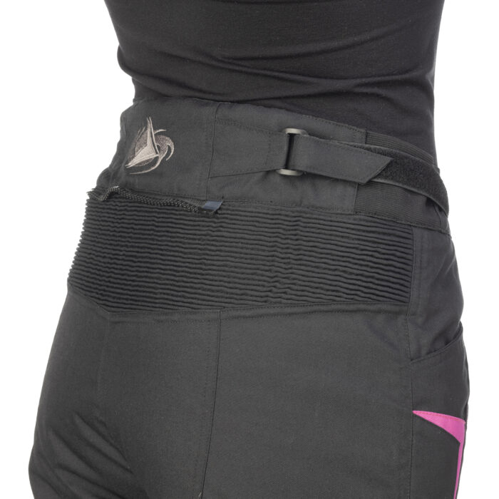 Pantaloni moto textile Rainers Virginia Pink Dama - imagine 2