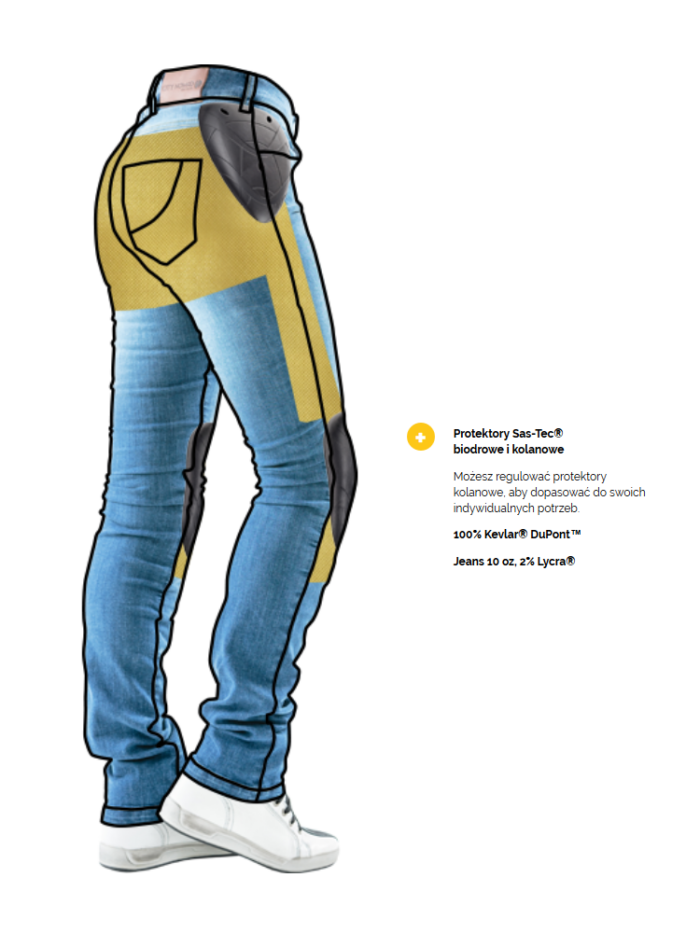 Jeans moto dama Karen Clasic - imagine 3