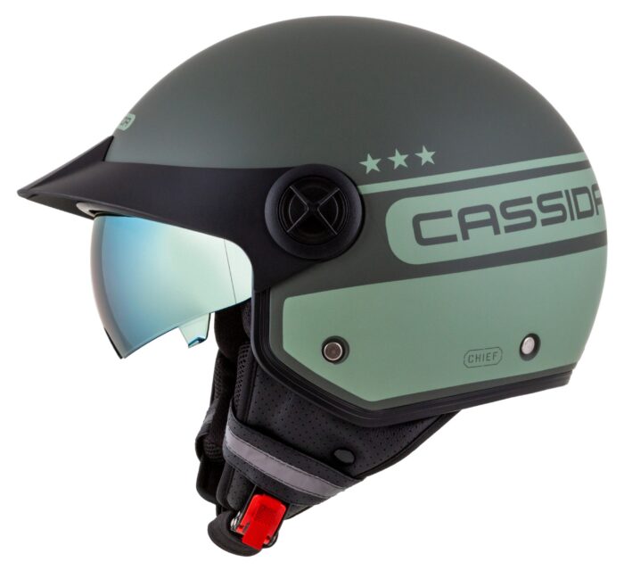 Casca moto cassida Handy 2025 verde mat - imagine 2