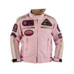 Geaca moto design  copii BOS LIMITED EDITION ROZ