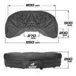 Cutie depozitare SHARK pentru ATV - material textil - Image 2