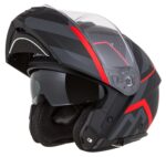 Cască Modulo 2.1 Profile, CASSIDA 2026 (negru mat/gri/roșu, vizieră compatibilă Pinlock) - Image 3