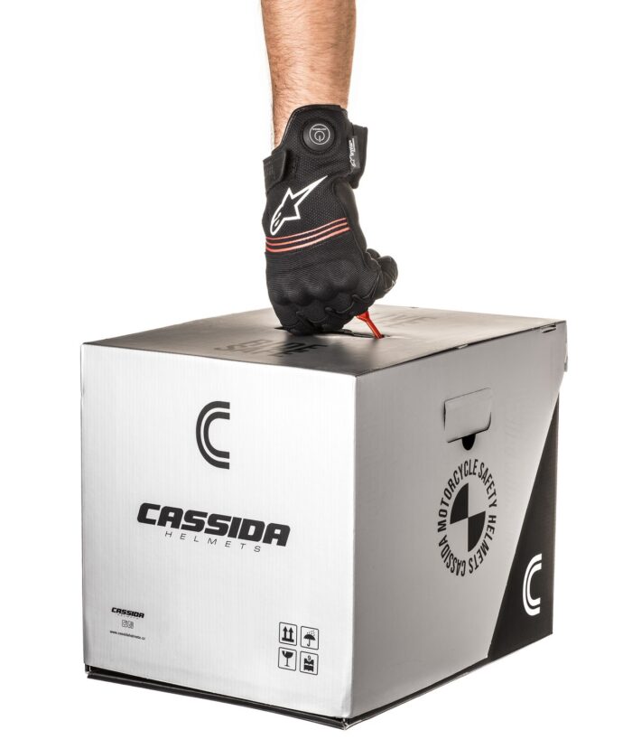 Cască Modulo 2.1 Profile, CASSIDA 2026 (negru mat/gri/roșu, vizieră compatibilă Pinlock) - Image 15