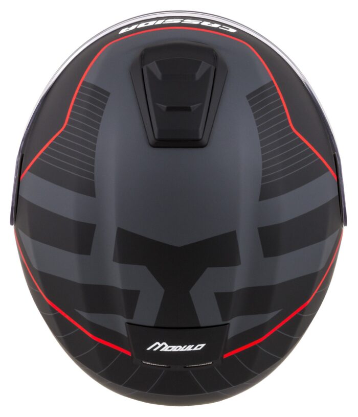 Cască Modulo 2.1 Profile, CASSIDA 2026 (negru mat/gri/roșu, vizieră compatibilă Pinlock) - Image 8