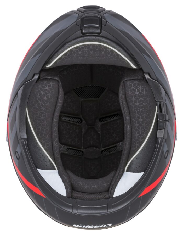 Cască Modulo 2.1 Profile, CASSIDA 2026 (negru mat/gri/roșu, vizieră compatibilă Pinlock) - Image 9