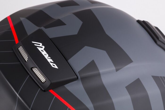 Cască Modulo 2.1 Profile, CASSIDA 2026 (negru mat/gri/roșu, vizieră compatibilă Pinlock) - Image 10